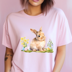 Oster Sweatshirt mit niedlichen Hasen Pullover, Häschen Pullover, Frühlingsoutfit zu Ostern, Oster Pullover mit Hase, frühlingshafte Optik