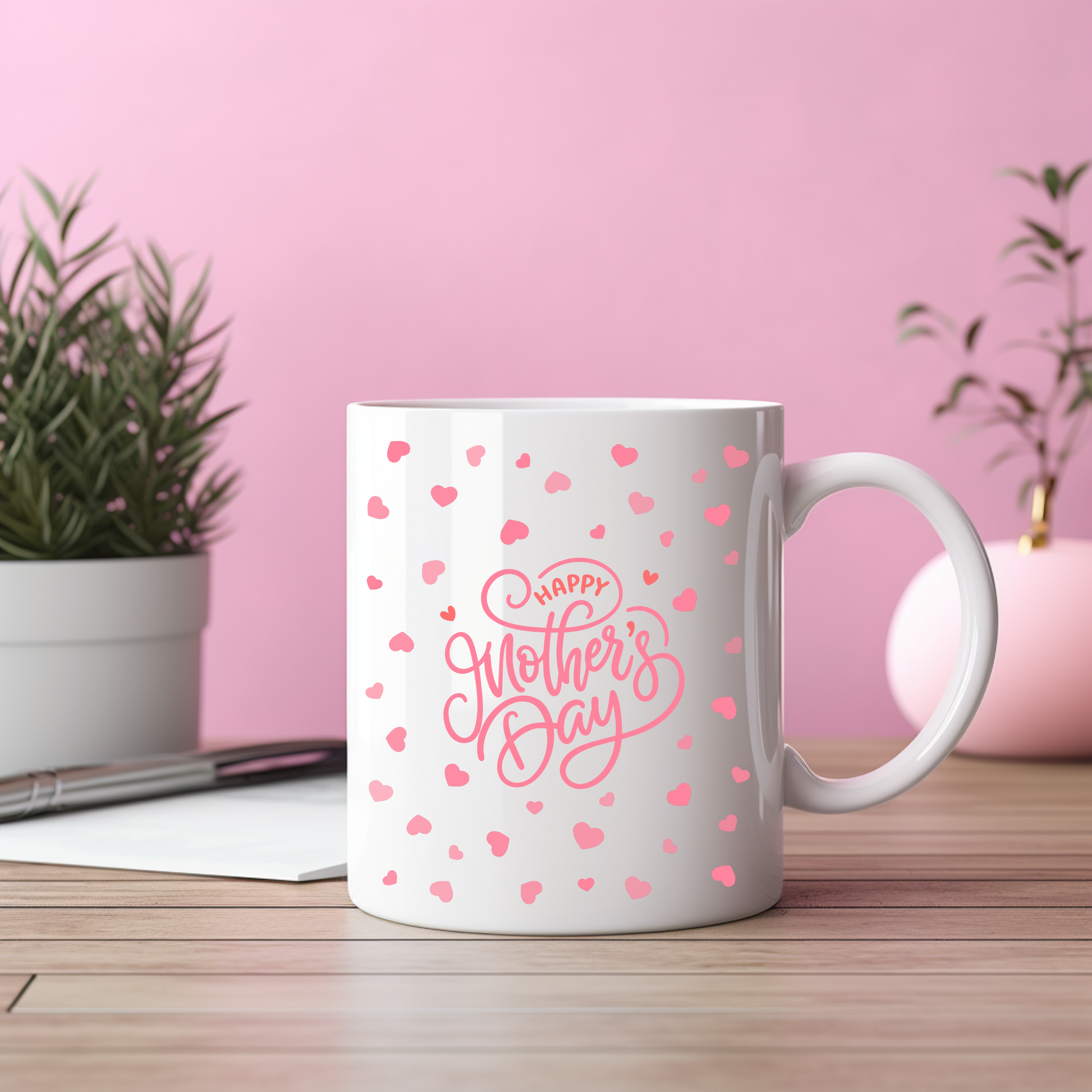 Bezaubernde Happy Motherday Tasse, Tasse zum Muttertag, liebevolle Hommage an Mama Tasse, Geschenk zum Muttertag, kleine Überraschung Tasse