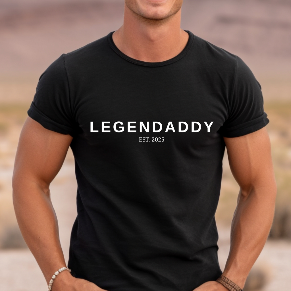LEGENDADDY EST 2025 Pullover, Papa Pullover, Must-have für frischgebackenen Daddy, werdende Väter Pullover, Statement-Pullover Papa