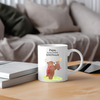 Hochwertige Papa du bist einfach BÄRENstark-Tasse, Keramiktasse für Papas, Geschenk für Papa, perfekte Tasse für Papas, Bären-Motiv Tasse