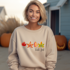 Schönes hello fall Sweatshirt, herbstliches Blätter Sweatshirt, wohliges Gefühl Herbstoutfit, Herbstfreude Sweatshirt, Herbst Sweatshirt