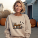 Stylisches Halloween Sweatshirt für Mütter, Spooky Mama Sweatshirt, Halloween Sweatshirt, Must-Have für Mamas, Halloween Mama Sweatshirt