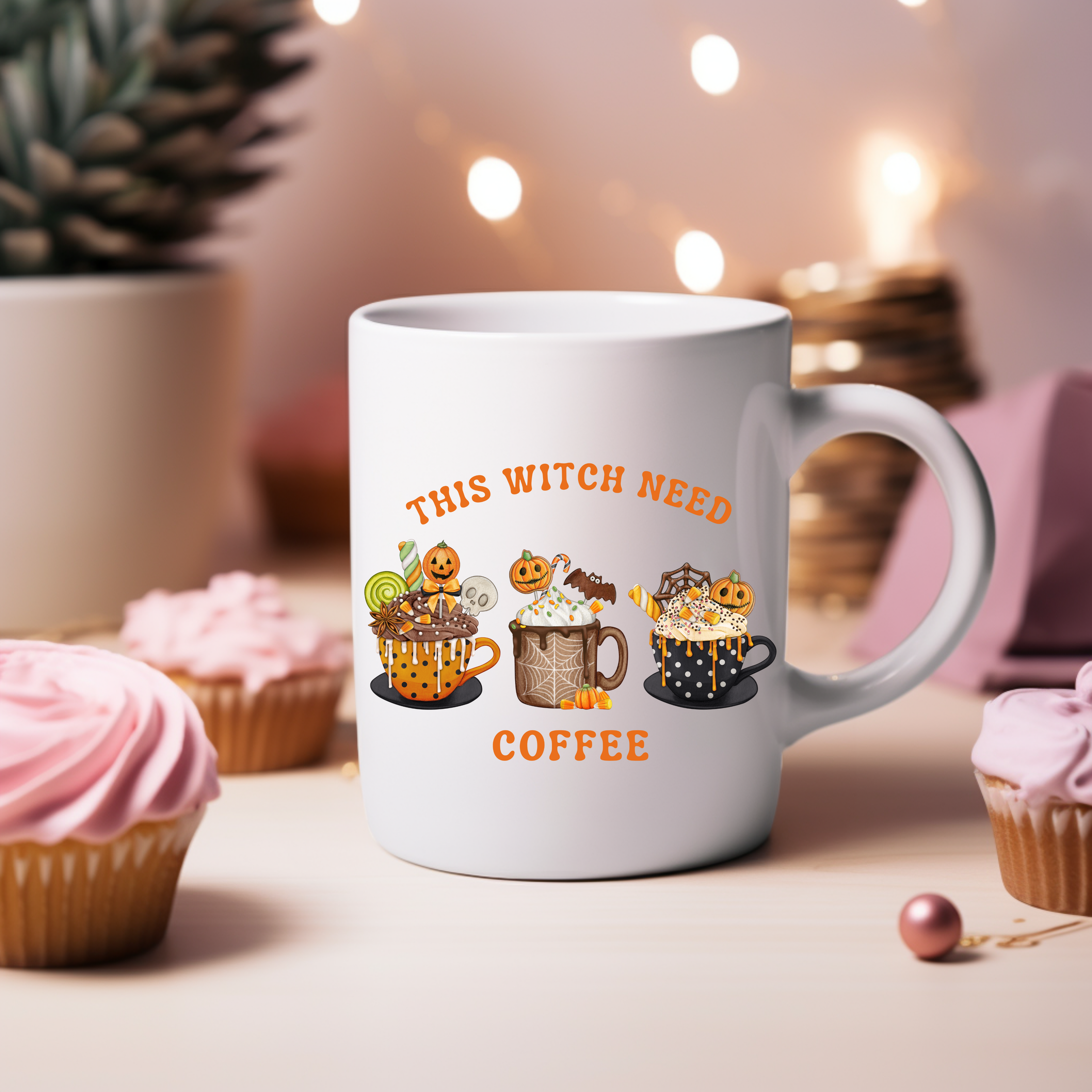 Originelle Halloween Tasse, coole Hexen Tasse, Becher im Halloween-Style, Must-Have für die spooky season, Witch Tasse, Must-Have für Hexen