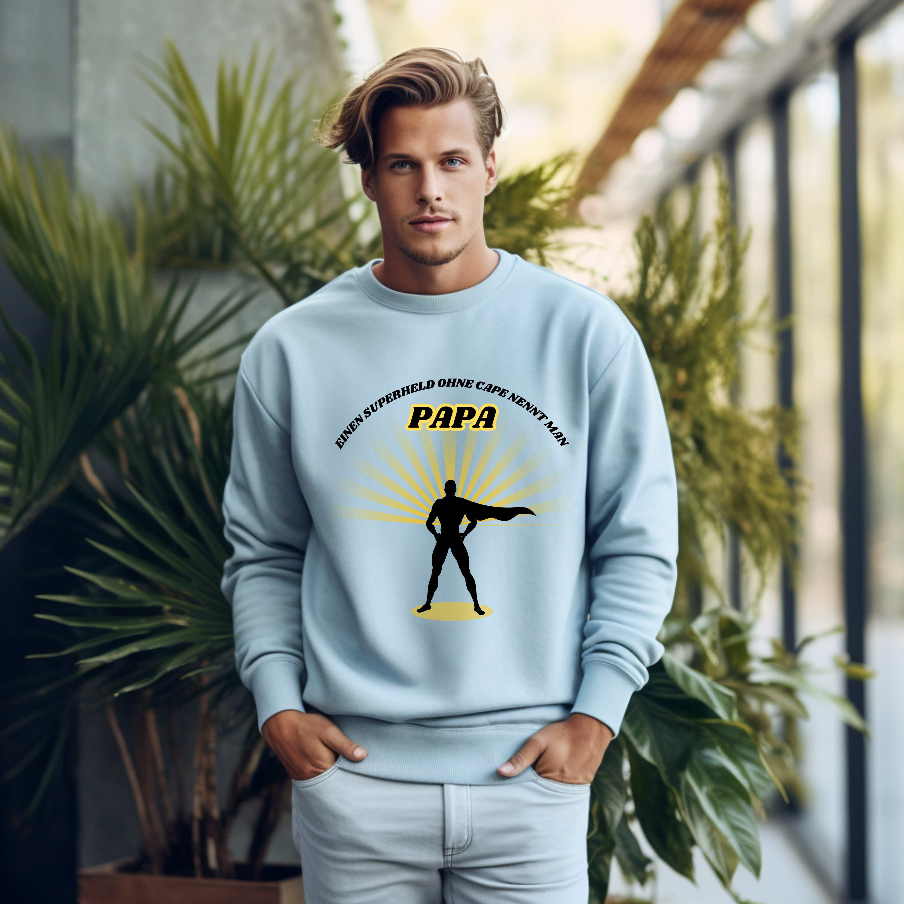 Cooler Superheld Pullover für Papas, Superheld Papa Pullover, Pullover für Väter, Geschenk für Väter, Geschenk zum Vatertag Geburtstag