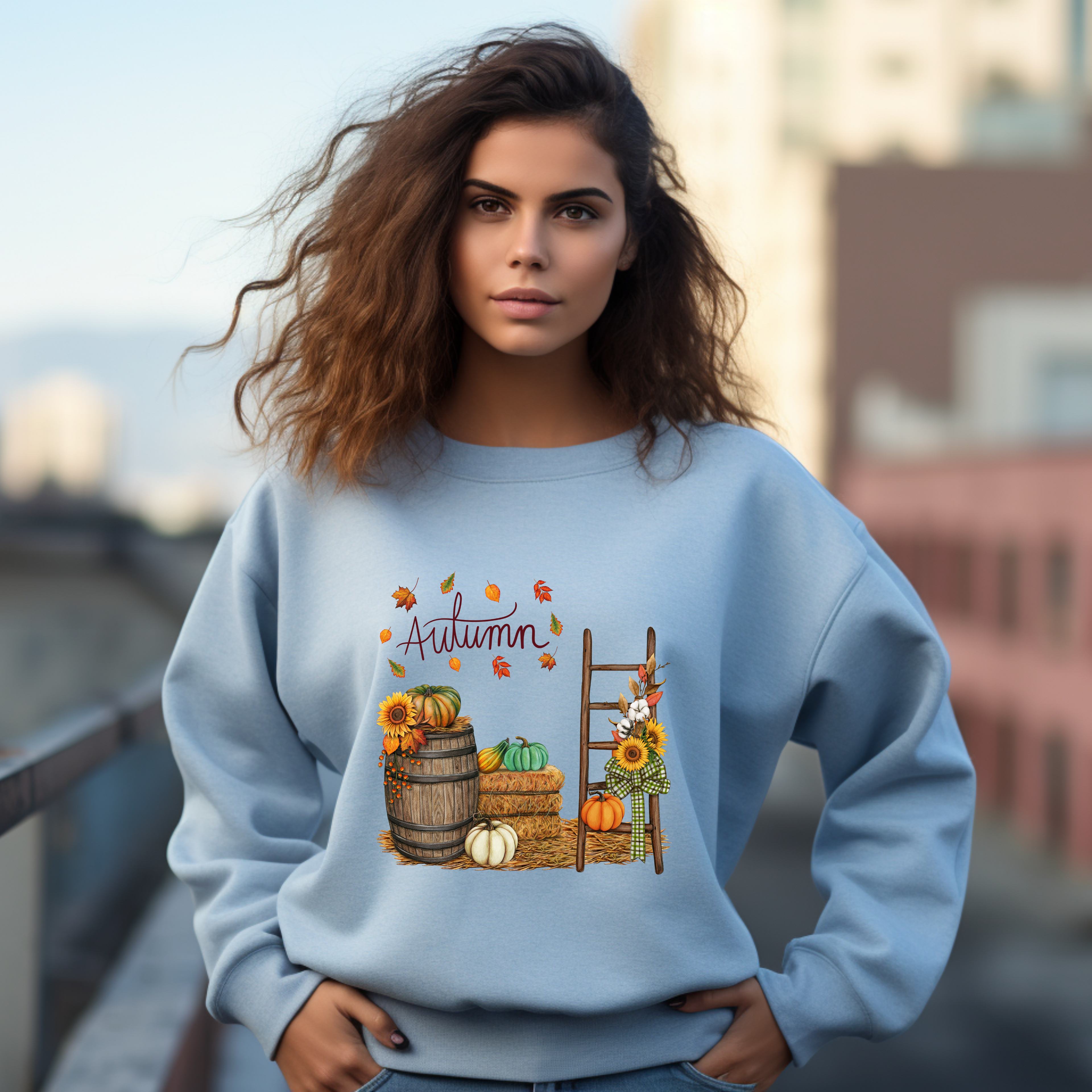 Schönes Autumn Sweatshirt, herbstliches Sweatshirt, Must-Have für alle Herbstfans, Herbstliebe zum Anziehen, Gemütlichkeit und Landleben Sweatshirt