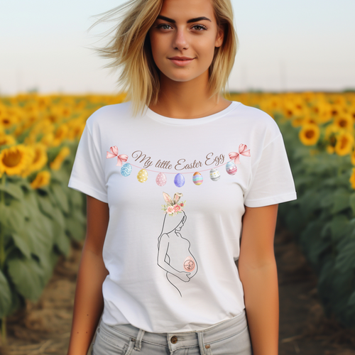 Bekanntgabe Schwangerschaft Oster Shirt, My little Easter Egg Shirt Ostern, Oster Überraschung Sweatshirt, Schwangerschaft Ostern
