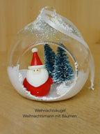 Befüllte Weihnachtskugeln mit niedlichen Weihnachtsfiguren zum Aufhängen – Einzigartige Christbaumkugeln für den Weihnachtsbaum