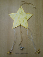 Bezauberndes Türschild in Sternform mit Glöckchen – Weihnachtliche Deko für Zuhause