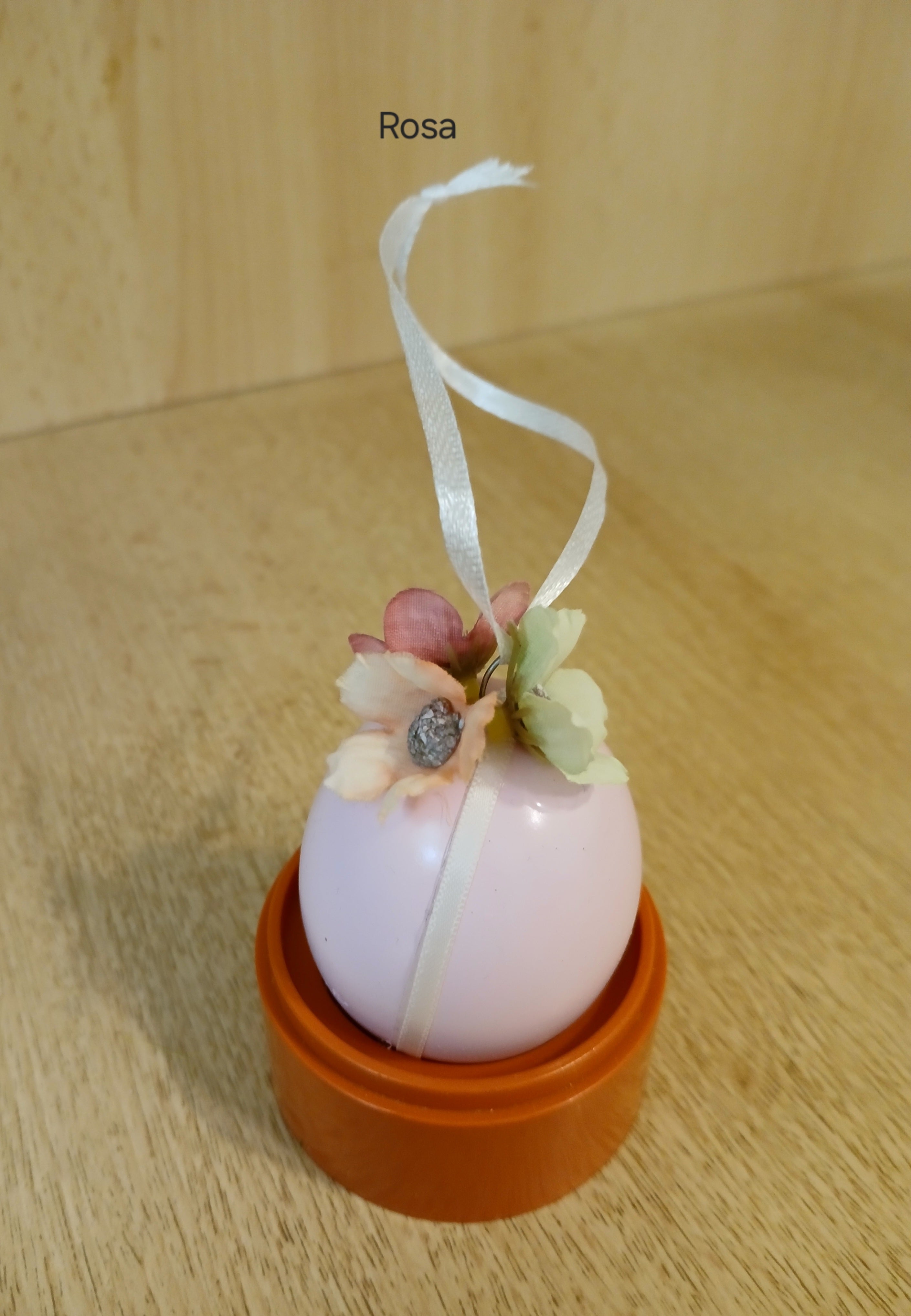 Pastellfarbene Ostereier im 6er Set mit Satinband & Dekoblüten – Bezaubernde Frühlingsdeko für den Osterstrauch