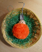Flauschige Pompon-Häschen zum Aufhängen – Niedliche Osterdeko in Pastelltönen