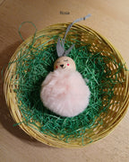 Flauschige Pompon-Häschen zum Aufhängen – Niedliche Osterdeko in Pastelltönen