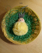 Flauschige Pompon-Häschen zum Aufhängen – Niedliche Osterdeko in Pastelltönen