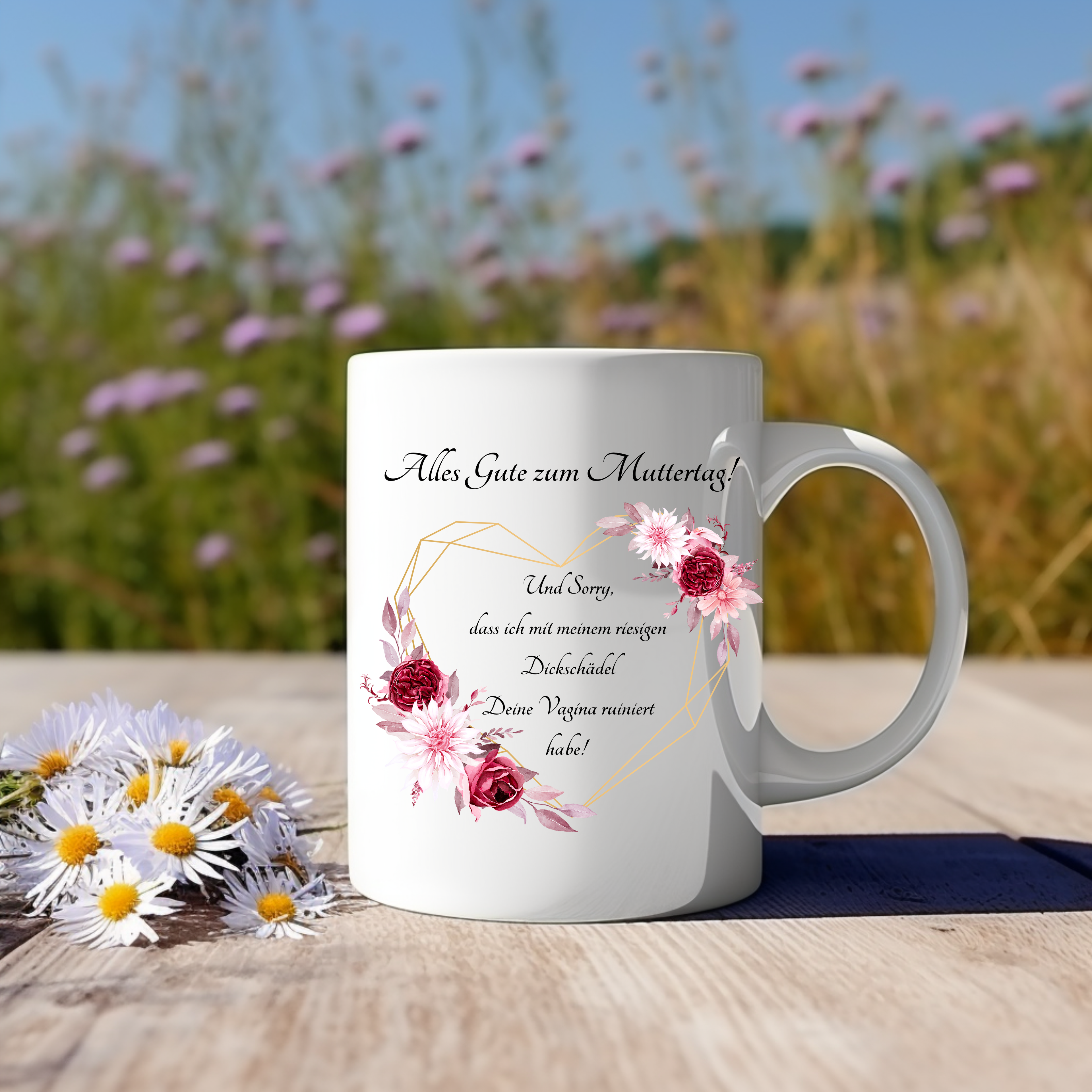 Humorvolle Muttertagstasse, Hommage an starke Mamas Tasse, Tasse mit frechen Humor, ungewöhnliches Geschenk zum Muttertag, Tasse mit Spruch