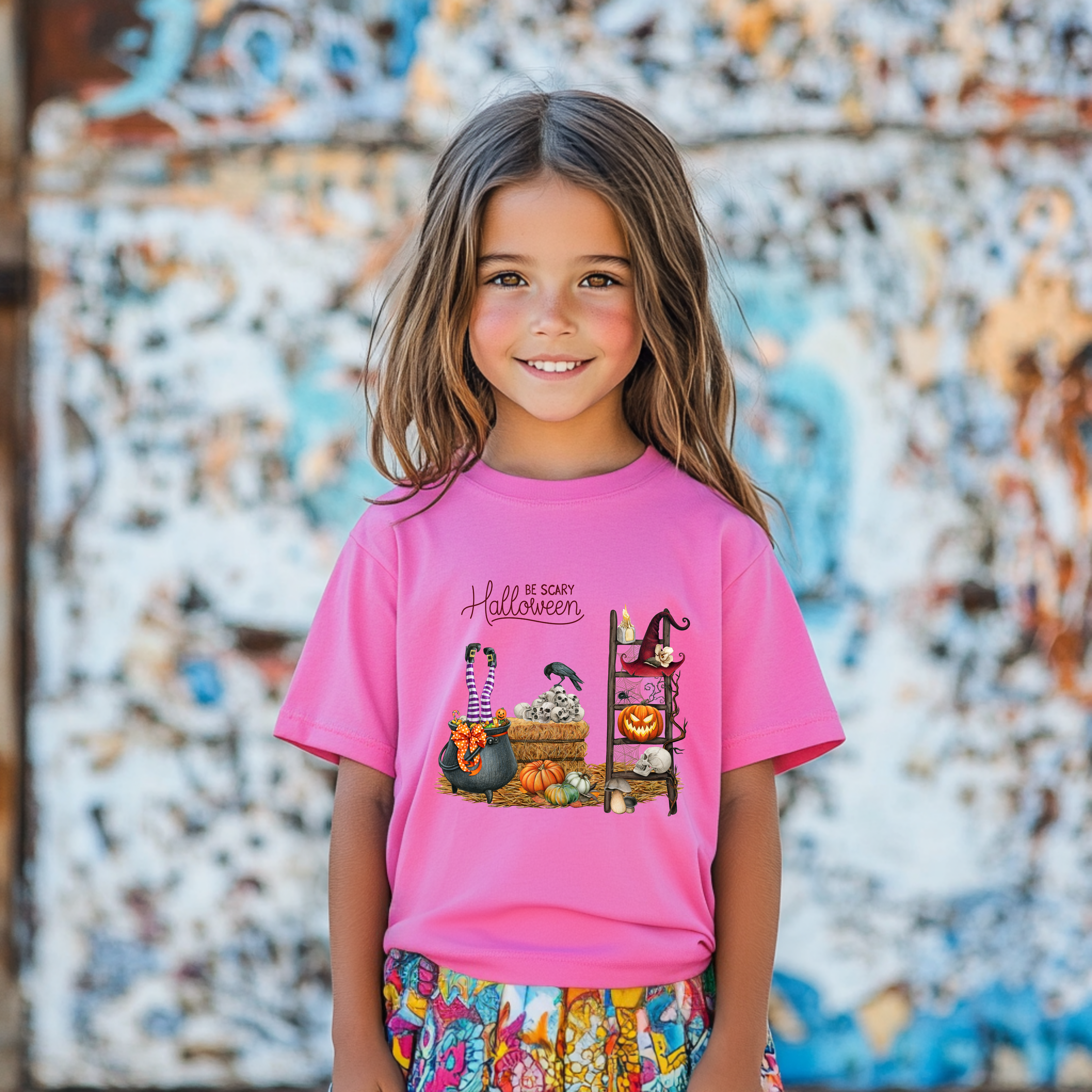Einzigartiges Halloween Kinder Sweatshirt, Be Scary Halloween-Sweatshirt, gruselig-cooles Sweatshirt, Sweatshirt spooky season, Halloween-Party