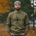 Moderner Pullover Best Dad ever, Papa Pullover, Herz im Lineart-Stil Pullover, minimalistisches Layout Pullover, Geschenk für Papa