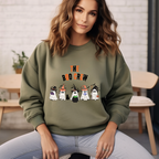 Schönes Halloween Geister Sweatshirt, Boo Crew Sweatshirt, Geister Sweatshirt, Must-Have Halloween, gute Laune Statement spooky season