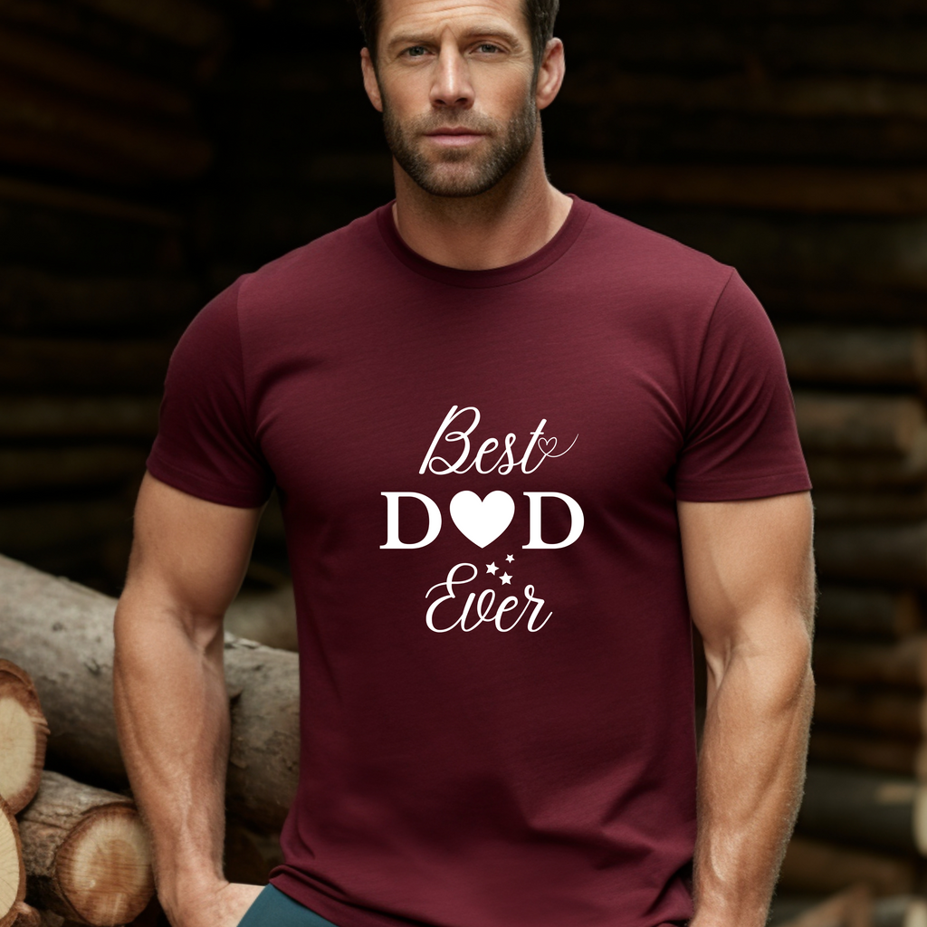 Moderner Pullover Best Dad ever, Papa Pullover, Herz im Lineart-Stil Pullover, minimalistisches Layout Pullover, Geschenk für Papa