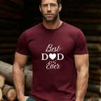 Moderner Pullover Best Dad ever, Papa Pullover, Herz im Lineart-Stil Pullover, minimalistisches Layout Pullover, Geschenk für Papa