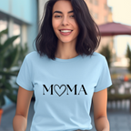 Beautiful heart sweater for moms, mom sweater, graphic highlight sweater, sweater lettering mom, gift for Mother's Day birthday