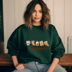 Liebevolles Cozy Season-Sweatshirt, kuschelige Jahreszeit Sweatshirt, goldenen Oktober, herbstliche Symbole Shirt, Geschenk für Leseratten