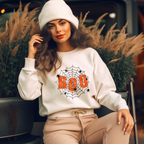 Cooles Halloween Sweatshirt mit Spinnennetz, Boo Sweatshirt mit Spinnennetz, Spinnennetz Sweatshirt, Halloween Boo Sweatshirt, spooky style