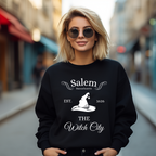 Klassisches Hexen Sweatshirt, Salem Sweatshirt, The Witch City Sweatshirt Salem, Halloween Sweatshirt, stilvolles Statement spooky season