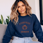 Stylisches Pumpkin Season-Sweatshirt, Kürbis Sweatshirt, Kürbis im Lineart-Stil, minimalistischer Look, Geschenk zur Herbstzeit Sweatshirt