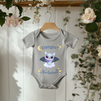 Niedlicher Fledermaus Baby-Strampler, süßer Fledermaus Strampler, hübscher Unisex Strampler, Geschenk für Eltern, Nachtschwärmer Strampler
