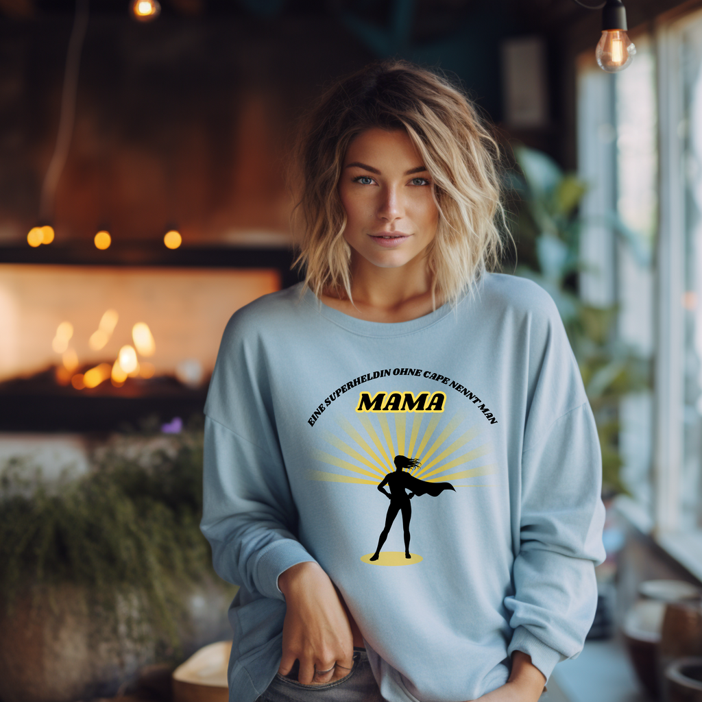 Cooler Superheldin Pullover für Mamas, Superheldin Mama-Pullover, Mama Pullover, Geschenk zum Muttertag Geburtstag, Hommage an Mama