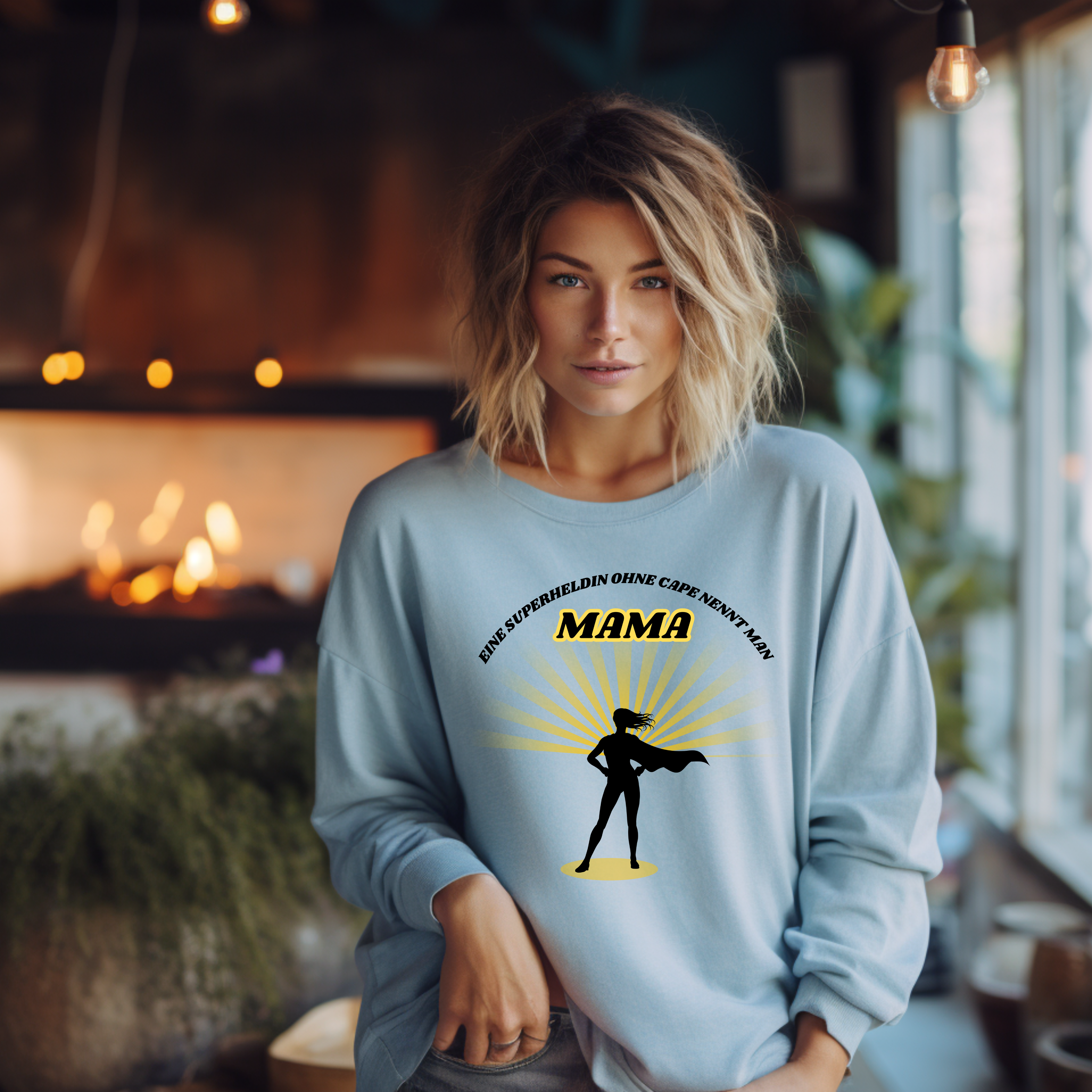 Cooler Superheldin Pullover für Mamas, Superheldin Mama-Pullover, Mama Pullover, Geschenk zum Muttertag Geburtstag, Hommage an Mama