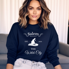 Klassisches Hexen Sweatshirt, Salem Sweatshirt, The Witch City Sweatshirt Salem, Halloween Sweatshirt, stilvolles Statement spooky season