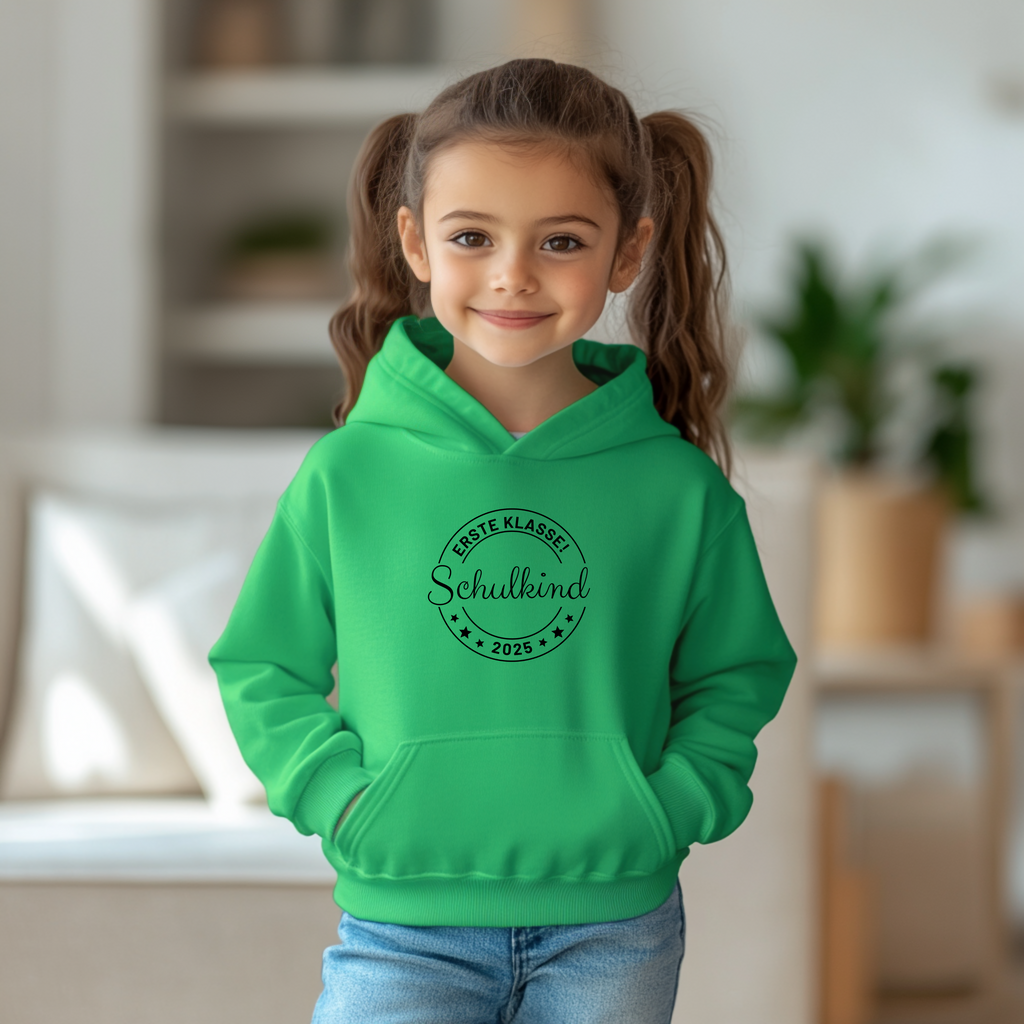 Schlichtes Erste Klasse Schulkind 2025-Shirt, Shirt für Schulanfänger, kleine Schulstarter Shirt, lässiges Schul-Outfit, Geschenkidee Schule