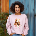 Heartwarming Mama Bear Sweater, Sweater for Moms, Mother's Day Gift, Sweater for Mothers, Bear Design, Cuddly Companion