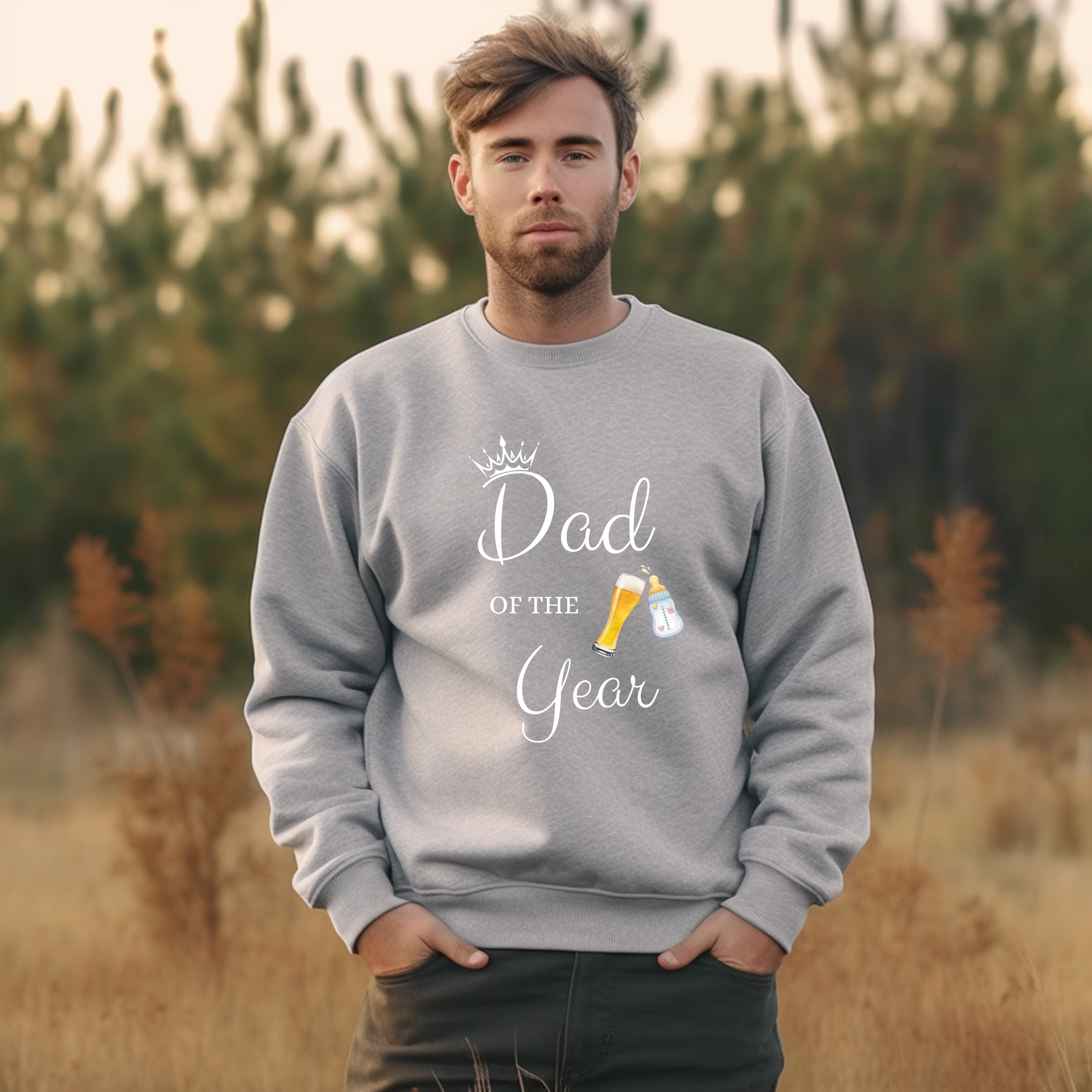 Schöner Dad of the Year Pullover, Pullover für Papas, Papa Pullover, Pullover Papa-Alltag, Geschenk zum Vatertag, Pullover für Väter