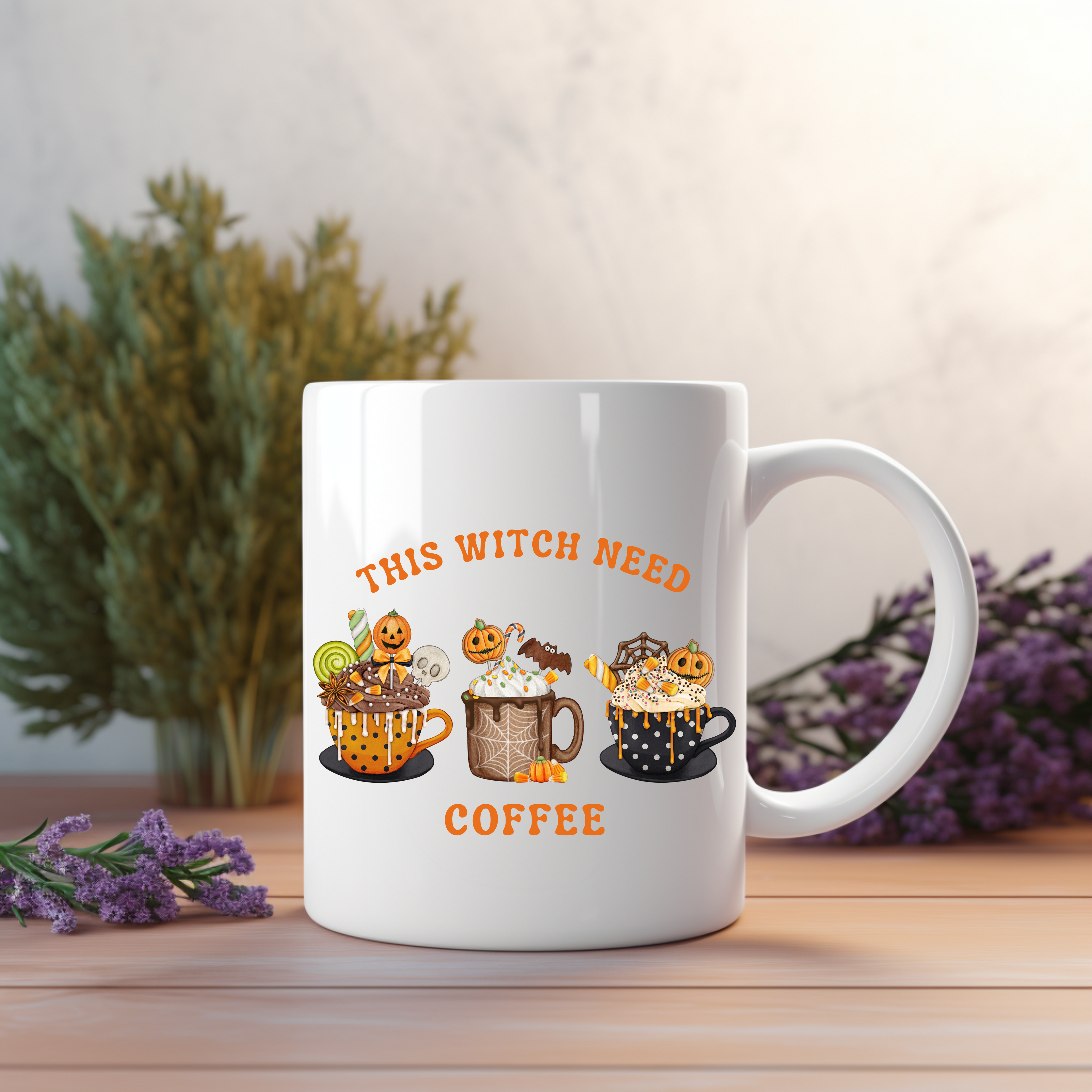 Originelle Halloween Tasse, coole Hexen Tasse, Becher im Halloween-Style, Must-Have für die spooky season, Witch Tasse, Must-Have für Hexen