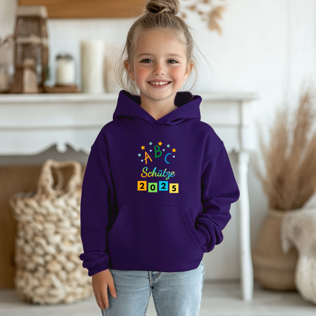 Schönes ABC-Schützen-Shirt, ABC-Schütze 2025, Schulanfänger-Shirts, Shirt zum Schulstart, Einschulungs-Statement, Geschenk Einschulung