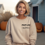Schöner Mom Life Pullover, liebevolle humorvolle Hommage Pullover, Mama Alltag Pullover, Pullover im Lineart-Design, Geschenk zum Muttertag