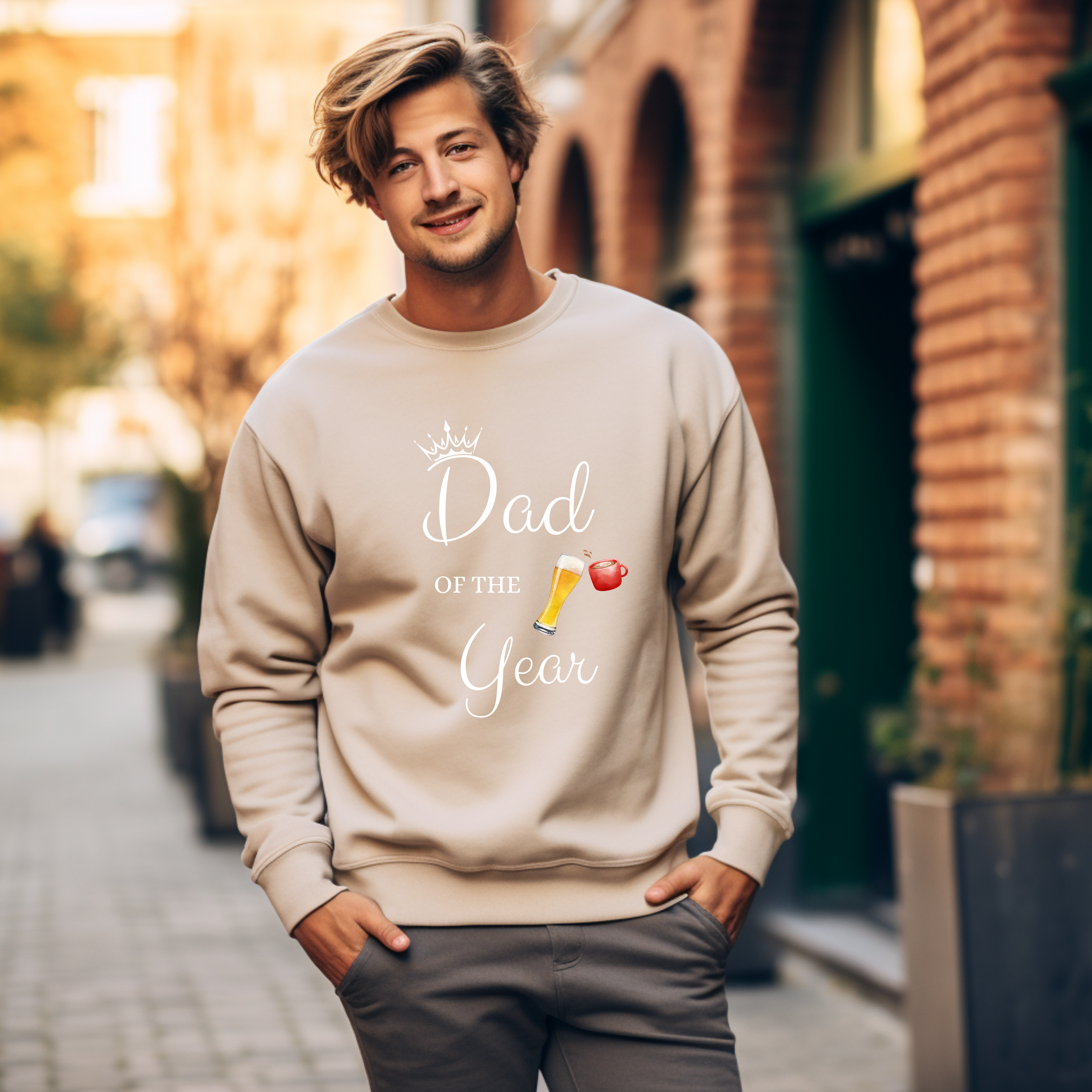 Cooler Dad of the Year Pullover, Papa Pullover, Geschenk zum Vatertag, Pullover für Väter, Held des Alltags Pullover, Stylisches Statement