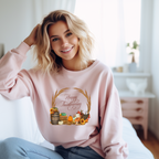Klassisches Thanksgiving Sweatshirt, Erntedank Sweatshirt, herbstliches Outfit Erntedankfest, Geschenk für Familie, herbstliches Statement