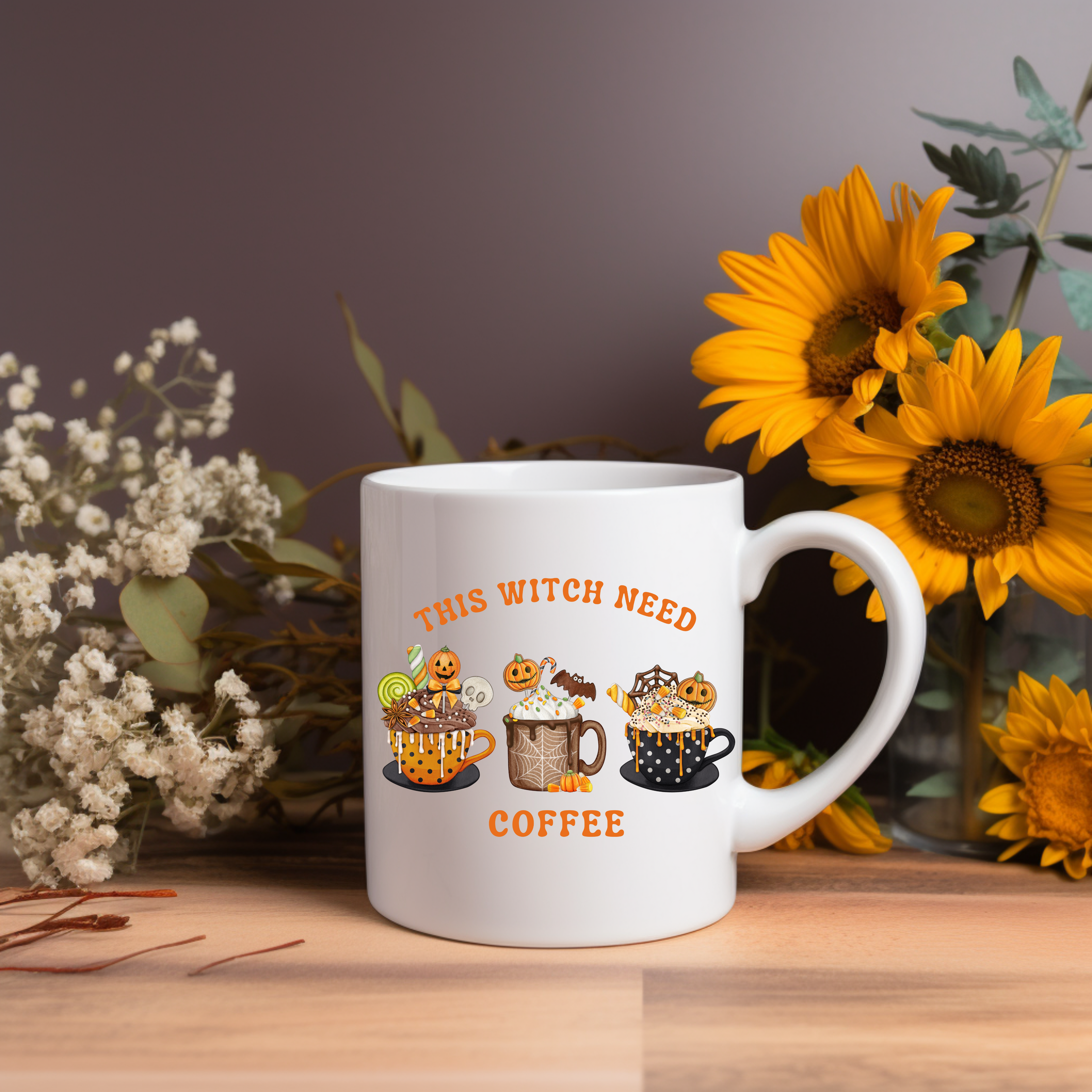 Originelle Halloween Tasse, coole Hexen Tasse, Becher im Halloween-Style, Must-Have für die spooky season, Witch Tasse, Must-Have für Hexen