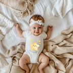 Sternchen Baby Strampler mit kleinen Sternen, Du bist mein kleiner Stern Strampler, Baby Body mit Sternen und liebevoller Aufschrift, liebevoll Babybekleidung