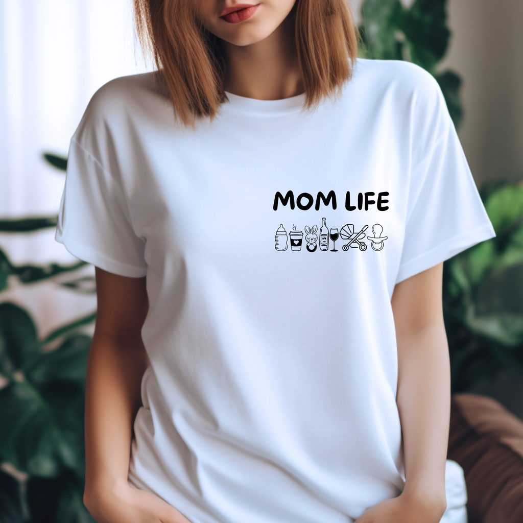 Schöner Mom Life Pullover, liebevolle humorvolle Hommage Pullover, Mama Alltag Pullover, Pullover im Lineart-Design, Geschenk zum Muttertag