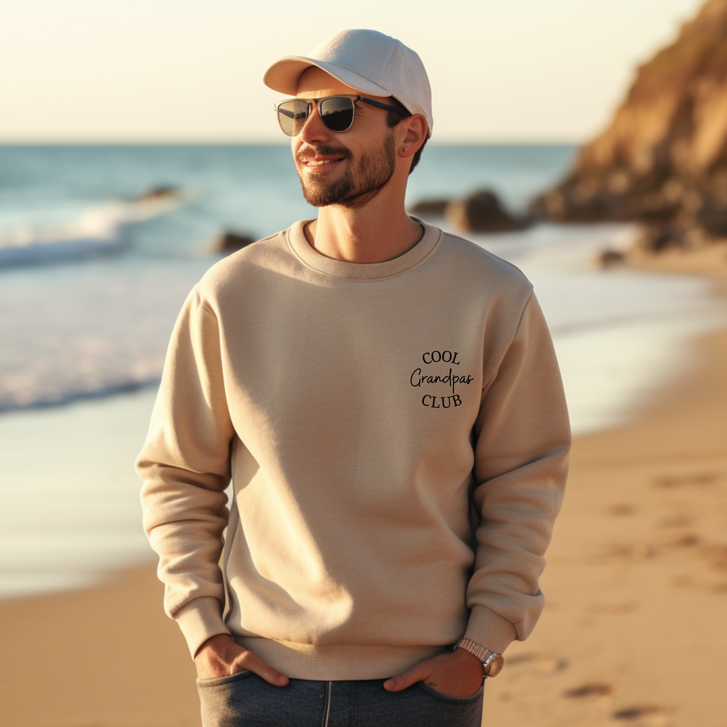 Cool Grandpas Club-Pullover, lässiger Pullover für Opas, Must-have für Großväter, Statement für moderne Opas, Pullover für Großväter