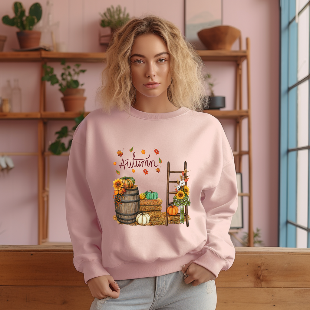 Schönes Autumn Sweatshirt, herbstliches Sweatshirt, Must-Have für alle Herbstfans, Herbstliebe zum Anziehen, Gemütlichkeit und Landleben Sweatshirt
