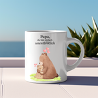Schöne UnentBÄRlich-Tasse Papa, Keramiktasse für Papas, Papa Tasse, Papa du bist einfach unentBÄRlich Tasse, Geschenk zum Vatertag