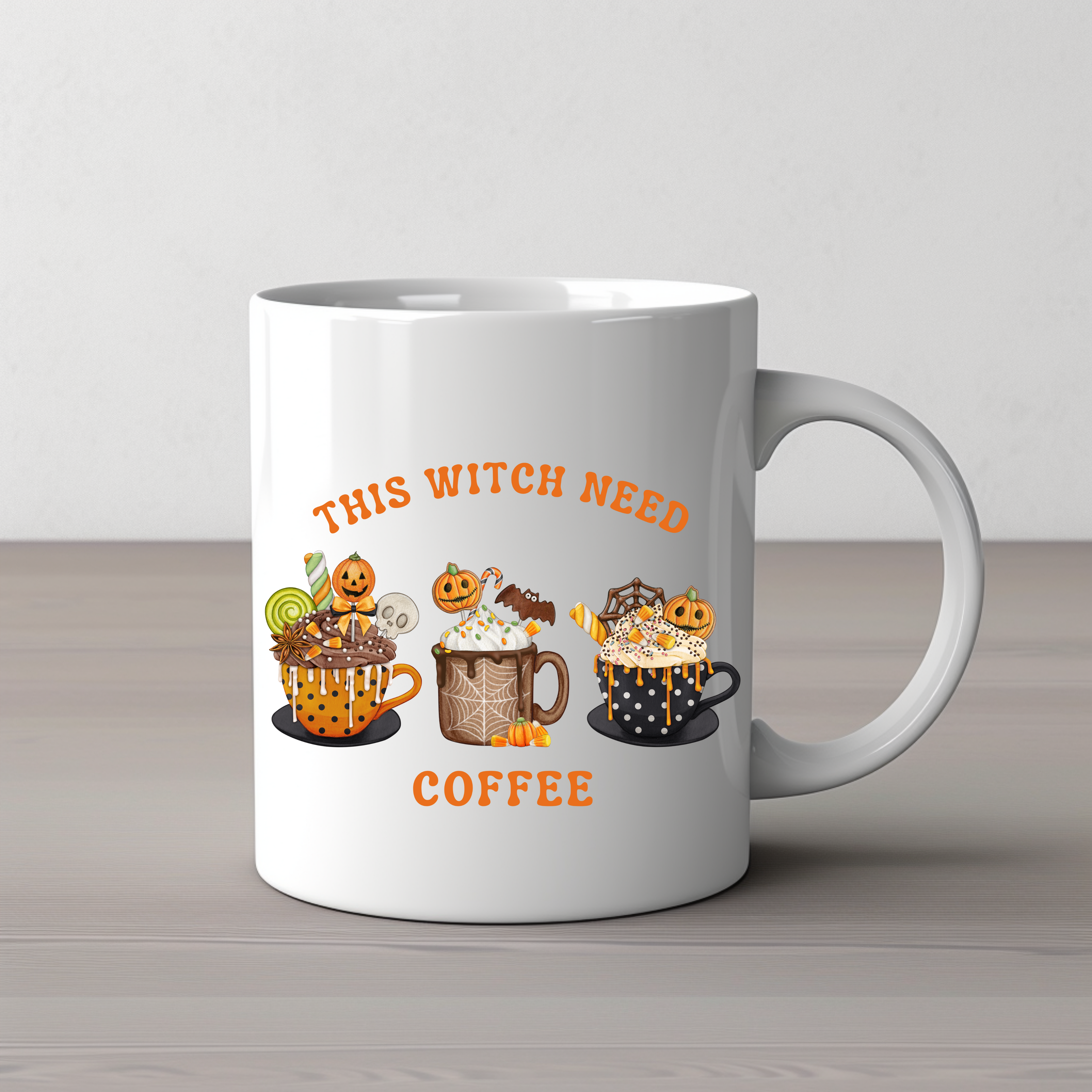 Originelle Halloween Tasse, coole Hexen Tasse, Becher im Halloween-Style, Must-Have für die spooky season, Witch Tasse, Must-Have für Hexen