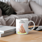 Schöne UnentBÄRlich-Tasse Papa, Keramiktasse für Papas, Papa Tasse, Papa du bist einfach unentBÄRlich Tasse, Geschenk zum Vatertag