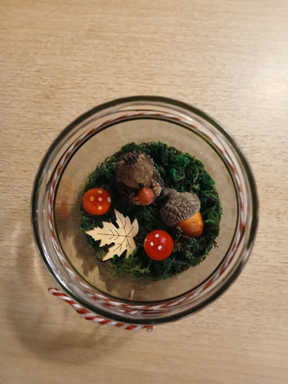 Herbstliches Einmachglas-Windlicht mit Igel – Stimmungsvolle Deko für gemütliche Herbsttage