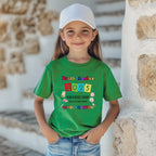 Buntes Kinder-Shirt für ersten Schultag, Erstklässler-Shirt, Shirt für kleine Entdecker, Shirt Erstklässler 2025, Must-have Schulanfänger