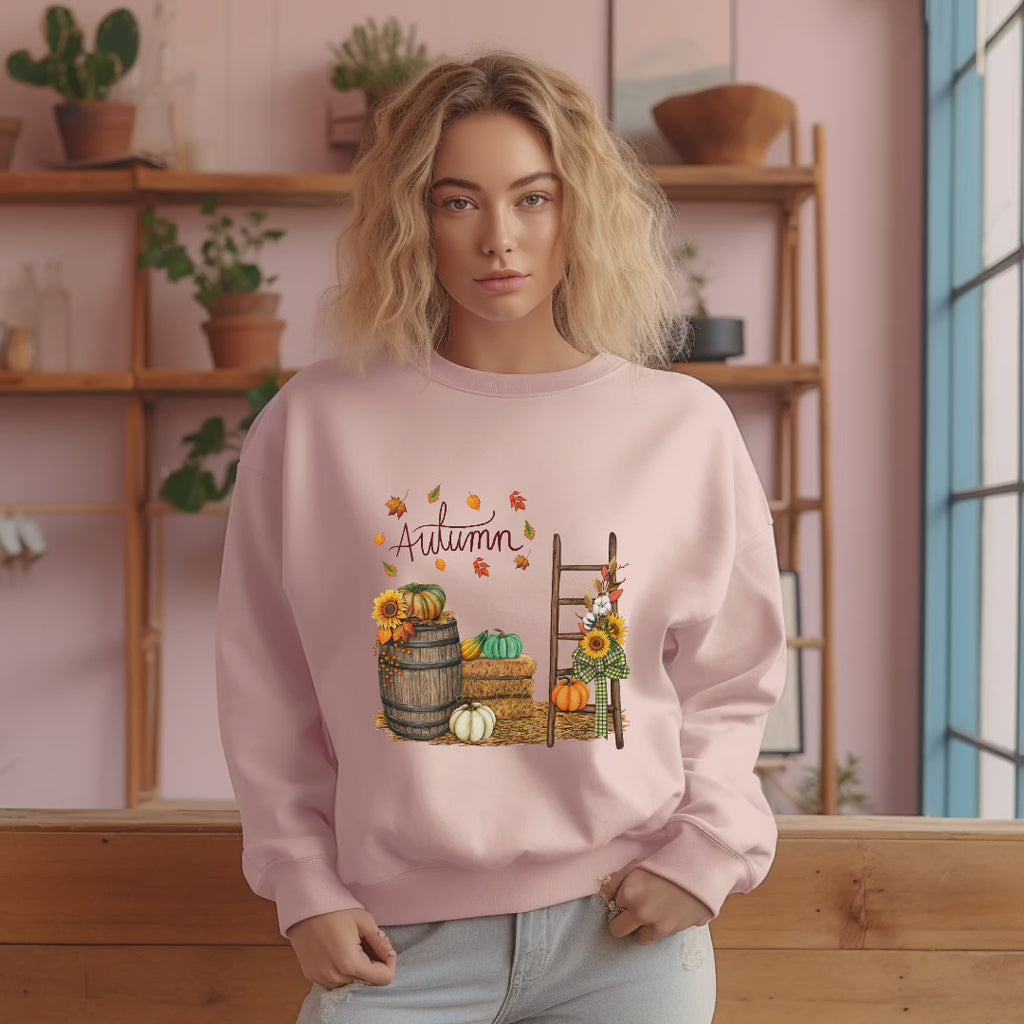 Schönes Autumn Sweatshirt, herbstliches Sweatshirt, Must-Have für alle Herbstfans, Herbstliebe zum Anziehen, Gemütlichkeit und Landleben Sweatshirt